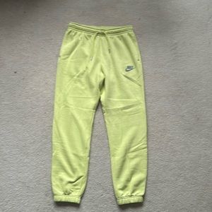 Neon Green Move To Zero Nike Sweatpants